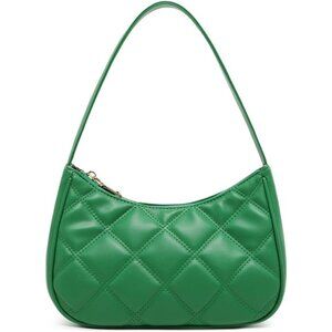 Women’s Green  B Cute Hobo Tote Handbag Mini Clutch Purse with Zipper Closure